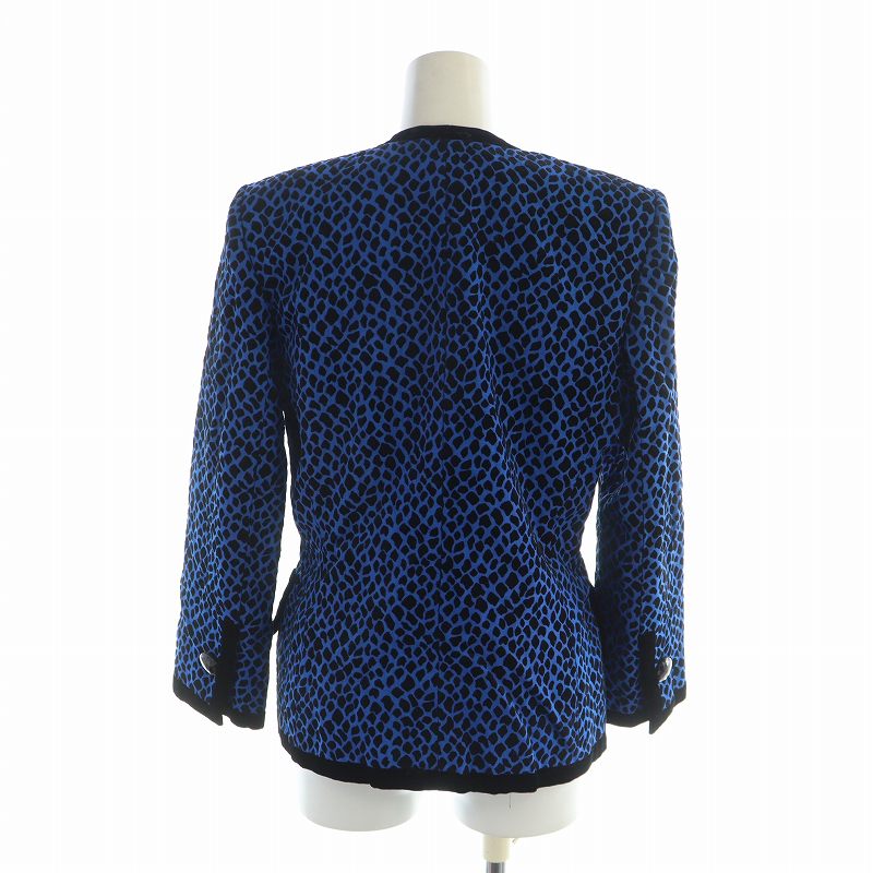 ジバンシィ GIVENCHY ヴィンテージ ノーカラージャケット 長袖 総裏地