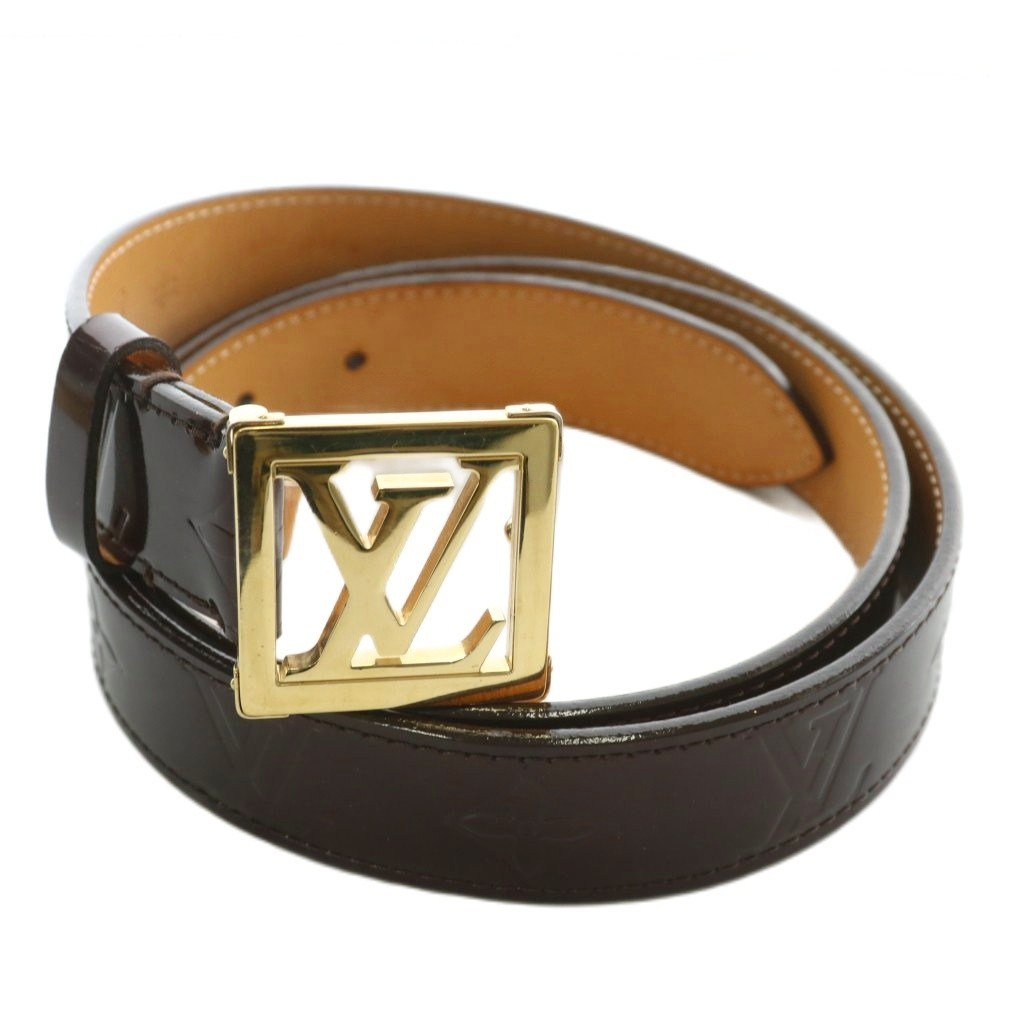 ルイヴィトン LOUIS VUITTON ヴェルニ サンチュール ベルト バックル 