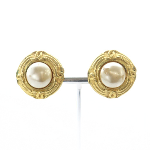 シャネル CHANEL ヴィンテージ 29 1994年 イヤリング フェイクパール