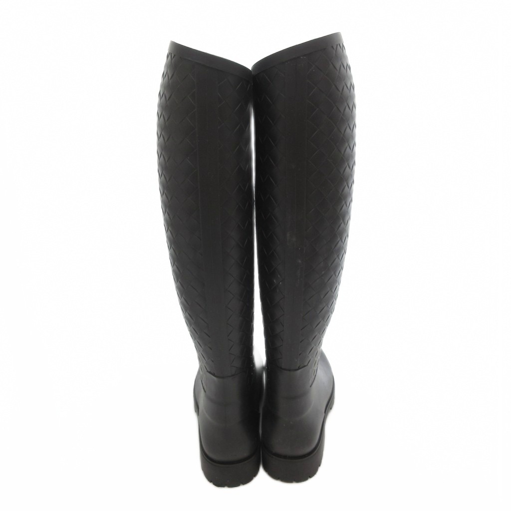 ボッテガヴェネタ BOTTEGA VENETA イントレチャート レインブーツ