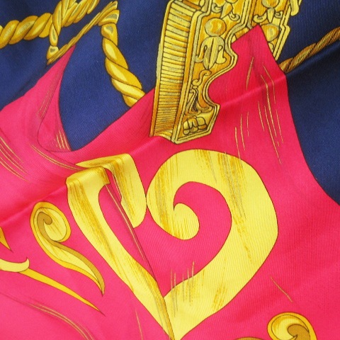 モスキーノ MOSCHINO スカーフ シルク 絹 スクエア 大判 ロゴ スカーフ