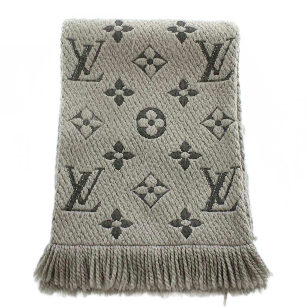 ルイヴィトン LOUIS VUITTON エシャルプ ロゴマニア マフラー ストール