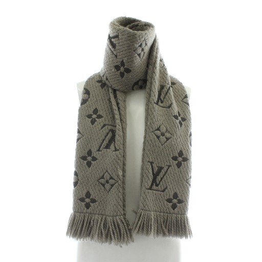 ルイヴィトン LOUIS VUITTON エシャルプ ロゴマニア マフラー ストール