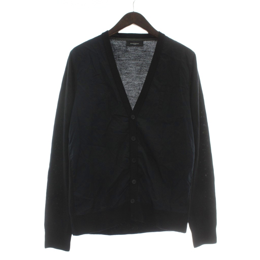 ジバンシィ GIVENCHY カーディガン ニット ウール 長袖 コットン 