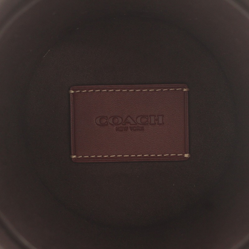 コーチ COACH ノベルティ ワインボトルケース レザー ボルドー /IR コーチ COACH ノベルティ ワインボトルケース レザー ボルドー /IR