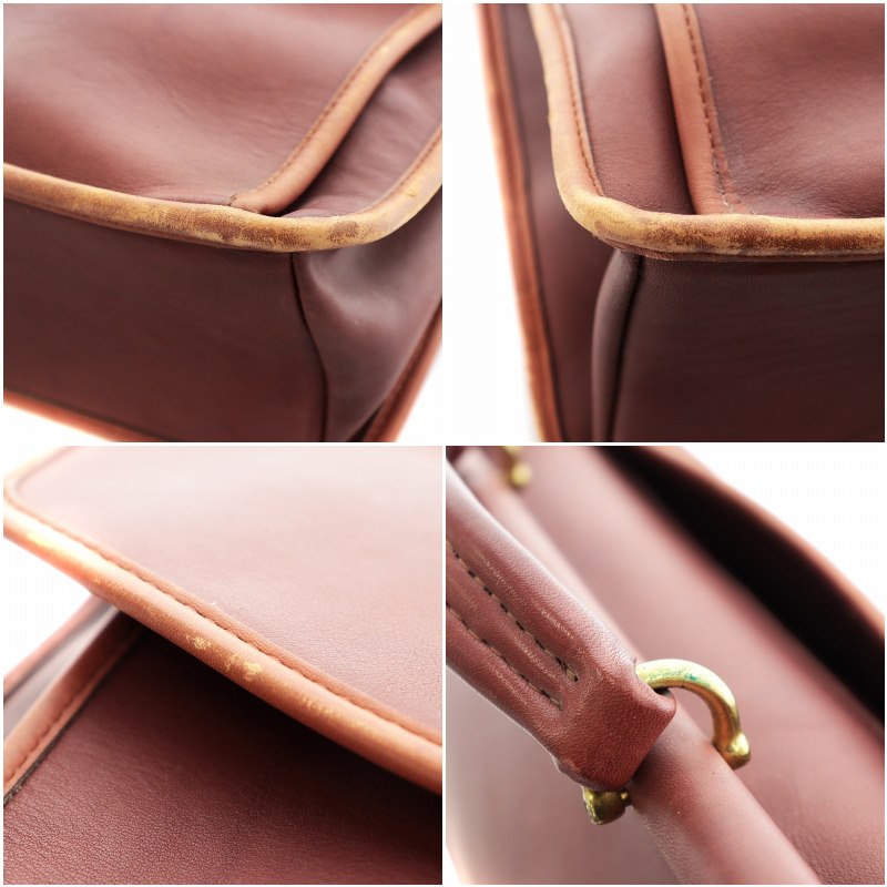 専用です。コーチ　革製ビジネスバック　2way 茶 コーチ COACH オールドコーチ USA製 ショルダーバッグ ビジネス