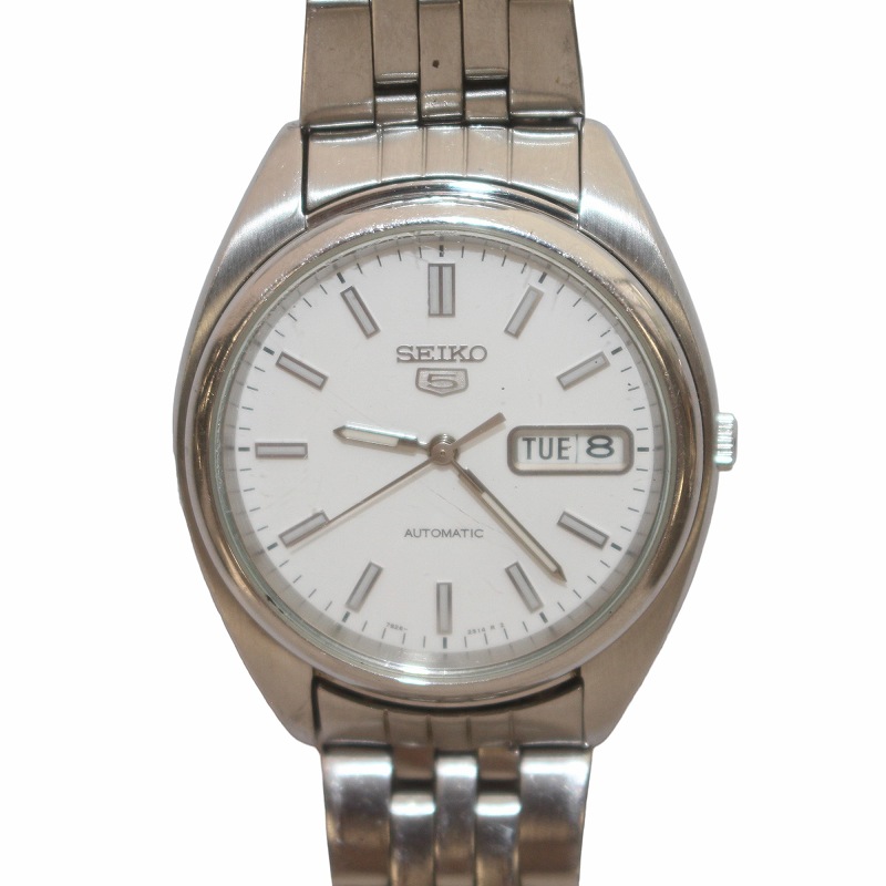 セイコー SEIKO 5 ファイブ 腕時計 ウォッチ 自動巻き 裏スケルトン 