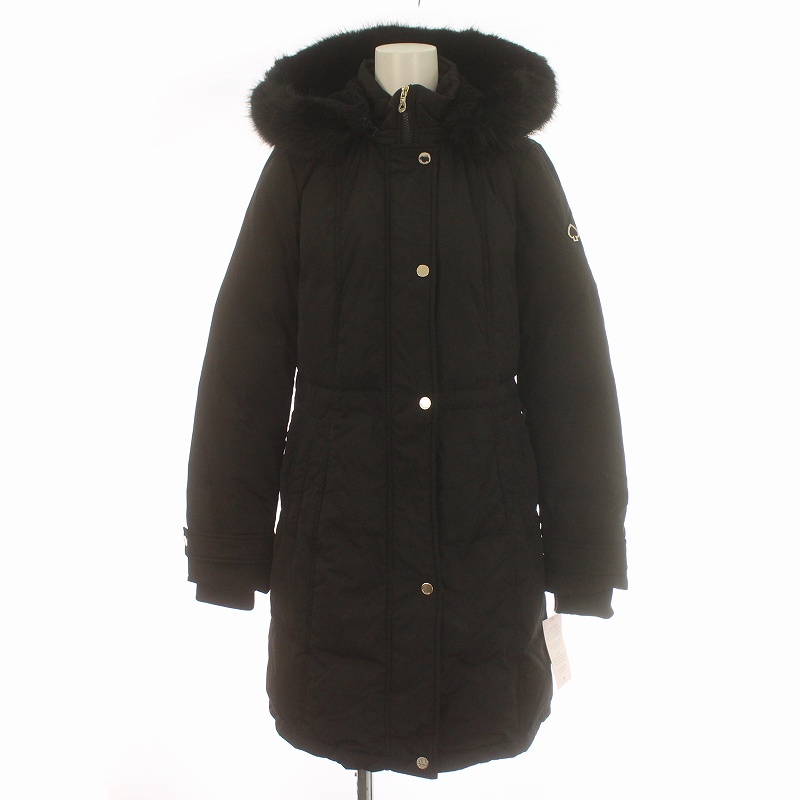 ケイトスペード ファー付き 黒ダウンコート ✨美品❣️✨kate spade