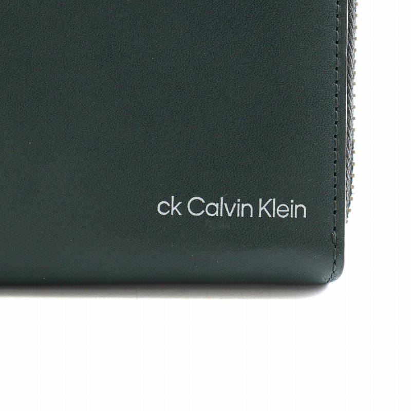   カルバンクライン ラウンドファスナー 長財布 グリーン カルバンクライン Calvin Klein(CK) 財布 長財布 ラウンド