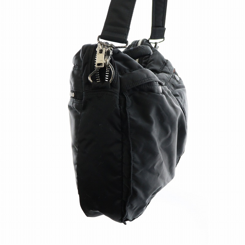 美品✳︎【ポーター】タンカー/ブリーフケース/黒/ナイロン/吉田カバン/軽量/通勤 ポーター PORTER 吉田カバン タンカー TANKER ブリーフケース ビジネス