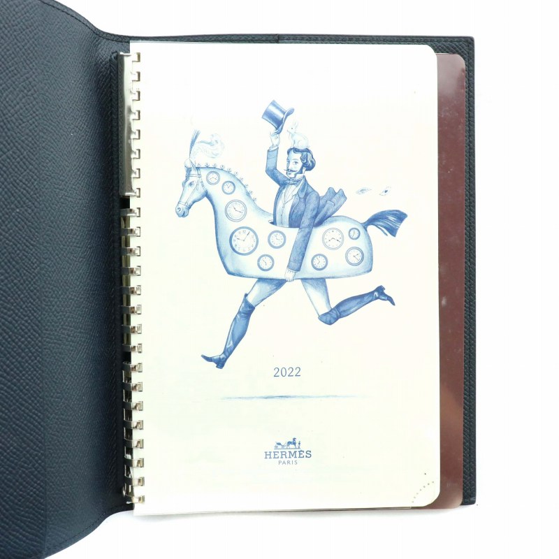 エルメス HERMES 2018年 C刻印 アジェンダ GM トリプルカラー