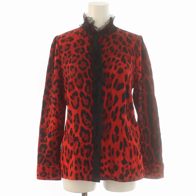 DOLCE&GABBANA ドルチェ&ガッバーナヒョウ柄 トップス　アンサンブル DOLCE&GABBANA ドルチェ&ガッバーナヒョウ柄 トップスアンサンブル