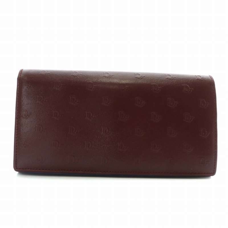 クリスチャンディオール Christian Dior 長財布 二つ折り レザー ロゴ