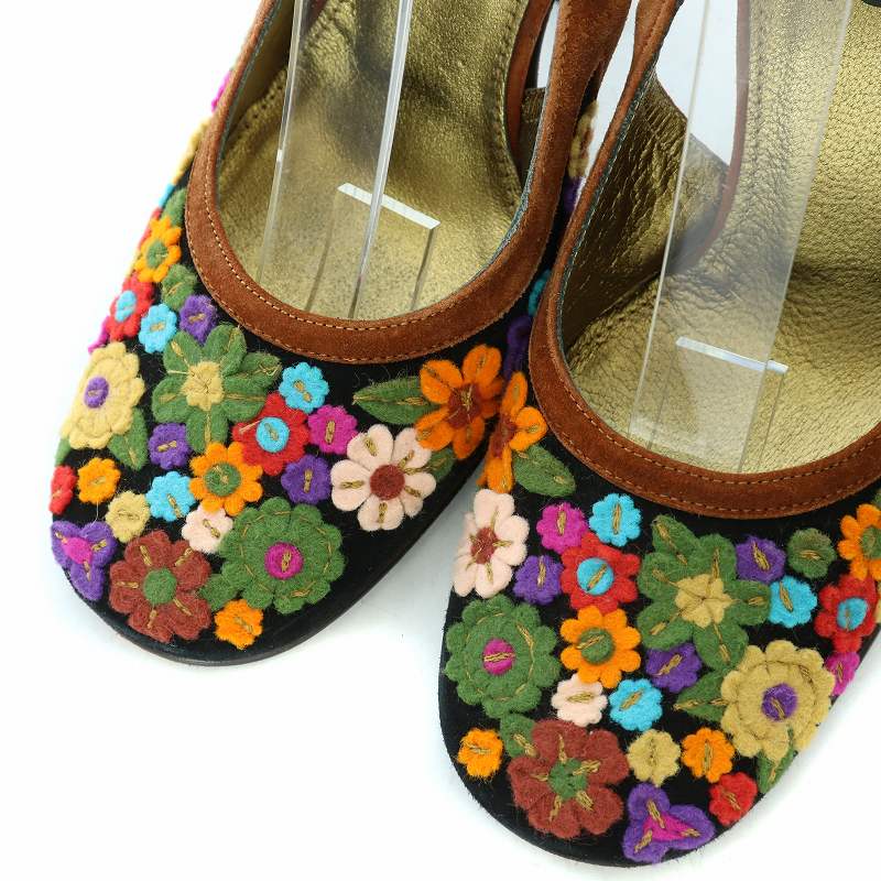 DOLCE&GABBANA 花柄 ヒールサンダル vectorpremium_065-202411100274