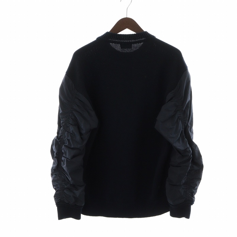 モンクレール MONCLER GIROCOLLO ニット セーター ロゴ ワッペン