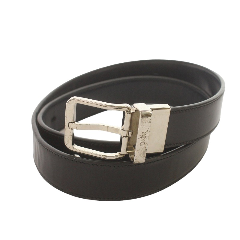ディオールオム Dior HOMME ベルト ハトメ ロゴ レザー ベルト社外品 