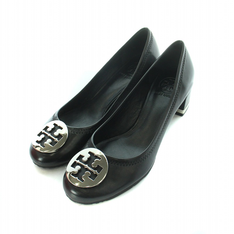トリーバーチ TORY BURCH パンプス ラウンドトゥ チャンキーヒール 