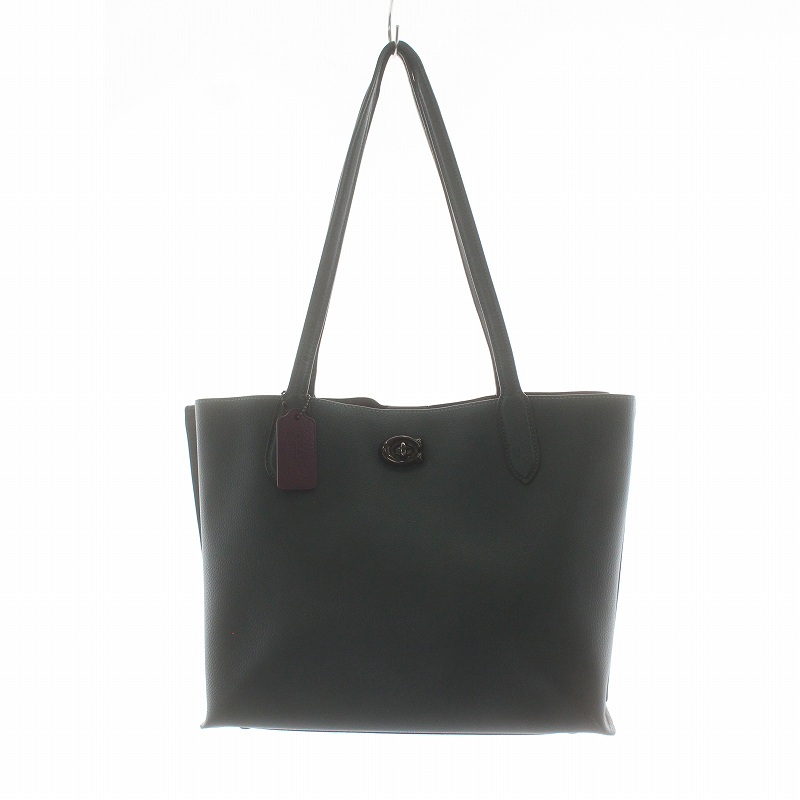 COACH ブラック C0690 ウィロー ショルダー トートバッグ 【公式通販】