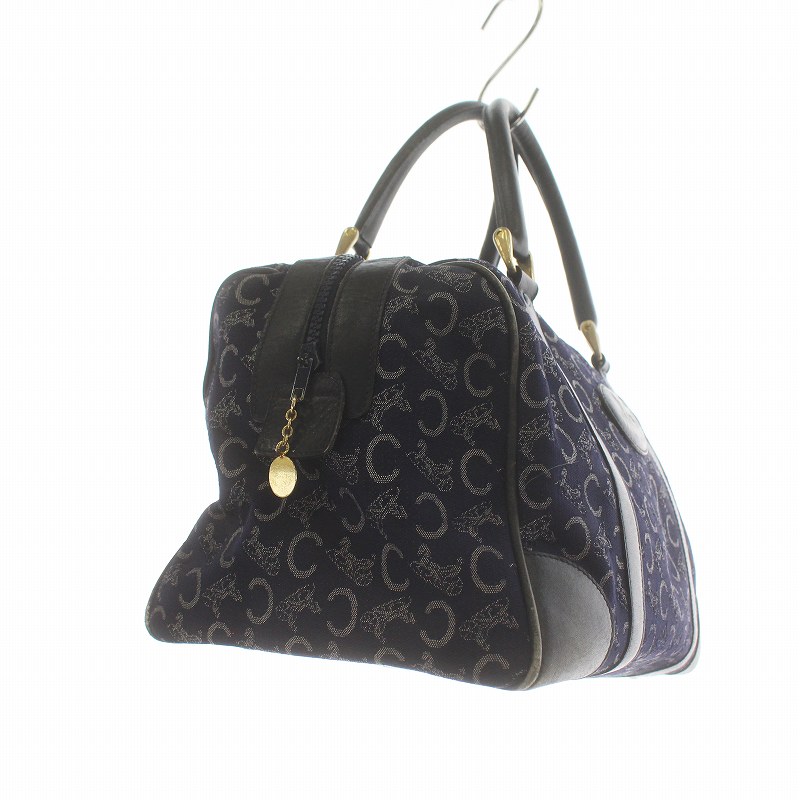 セリーヌ CELINE ヴィンテージ ミニボストン ハンドバッグ Cマカダム