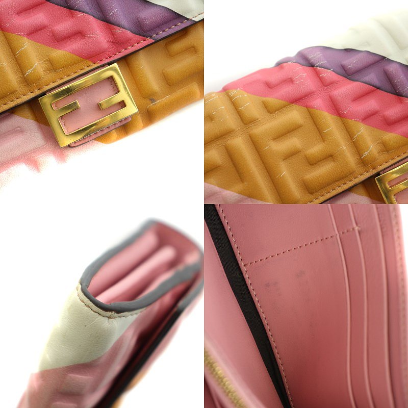 フェンディ FENDI BAGUETTE バゲット コンチネンタル ウォレット 長 