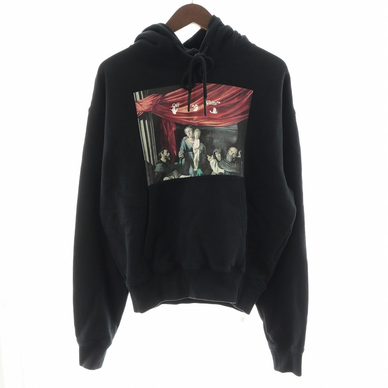 オフホワイト OFF WHITE 20AW CARAVAGGIO PAINTING OVER HOODIE
