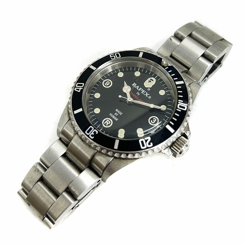 A BATHING APE BAPEX 42mm エイプ腕時計ベイペックス