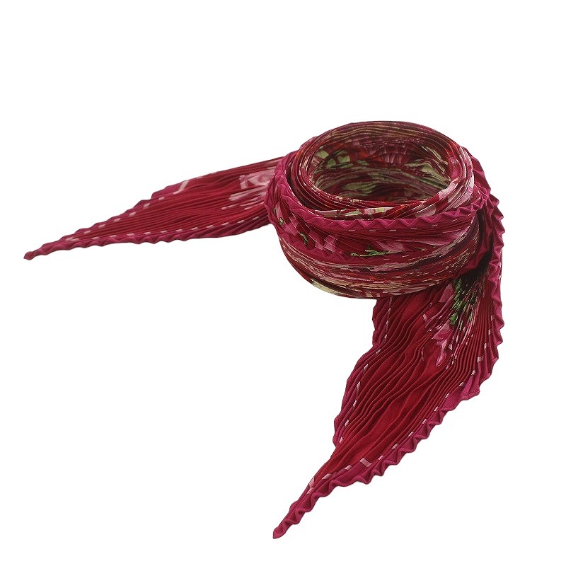 エルメス HERMES プリーツ スカーフ ストール プリーツS424