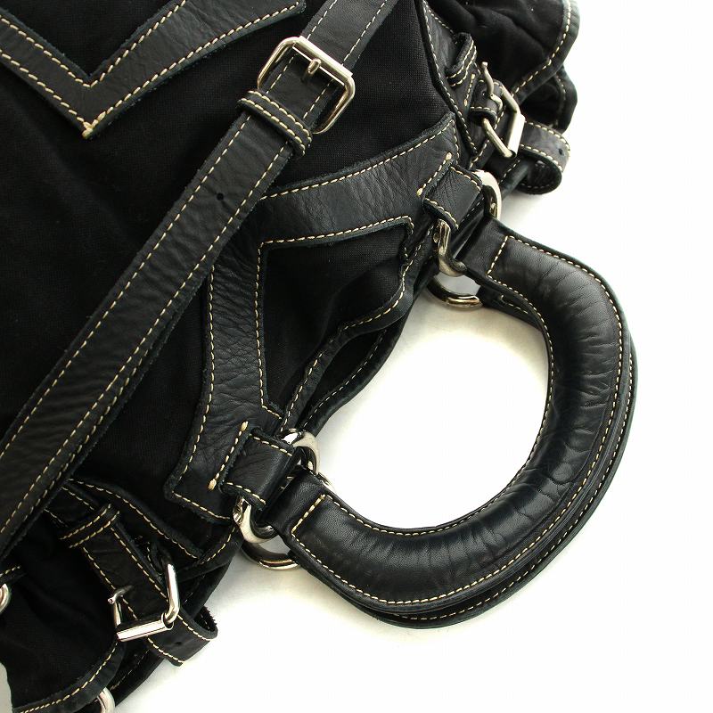 美品 ヴィヴィアンウエストウッド トートバッグ キャンバス 黒 オーブ 肩掛け ヴィヴィアンウエストウッド トートバッグ レディース ブラック
