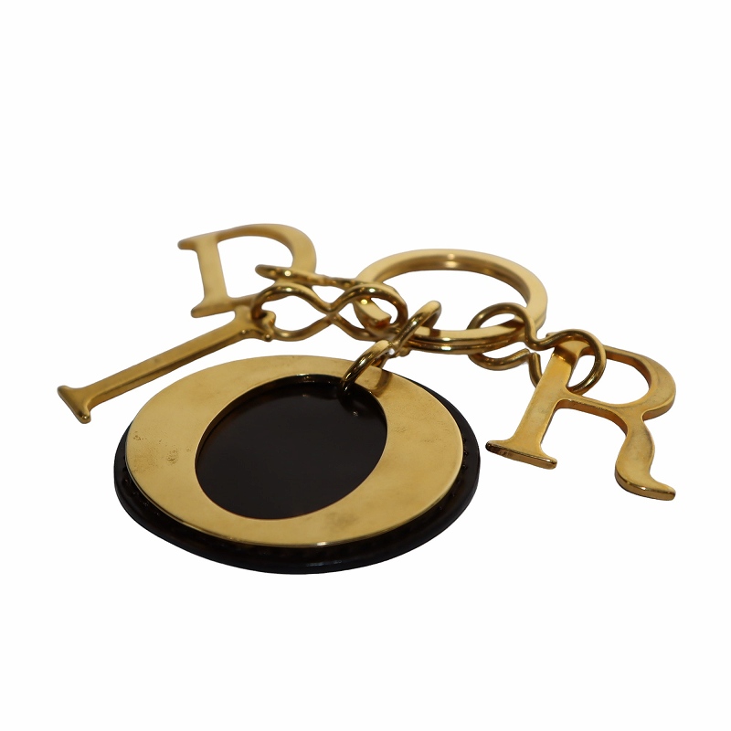 クリスチャンディオール CD キーホルダー キーチャーム ゴールド