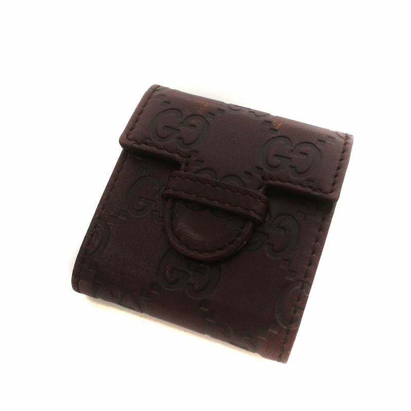 グッチ GUCCI 200 トラベルクロック 置時計 GG柄 クォーツ ラウンド