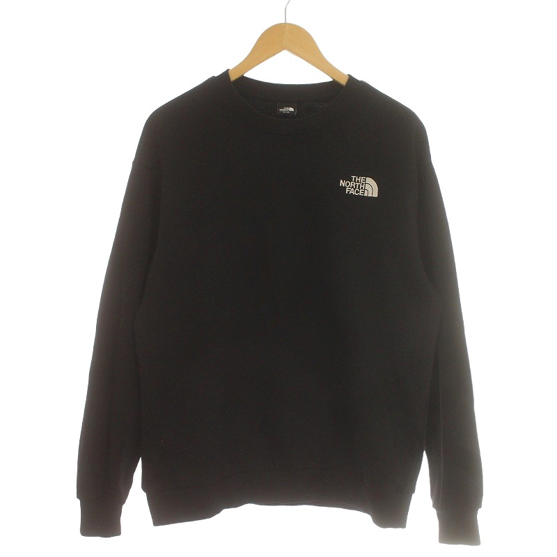 THE NORTH FACE コットンエッセンシャルスウェットシャツ ブラック THE NORTH FACE 50％OFF【THE FACE/ザノースフェイス】COTTON