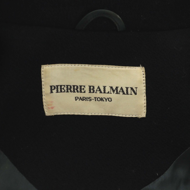 ピエールバルマン PIERRE BALMAIN トレンチ コート アウター ウール 