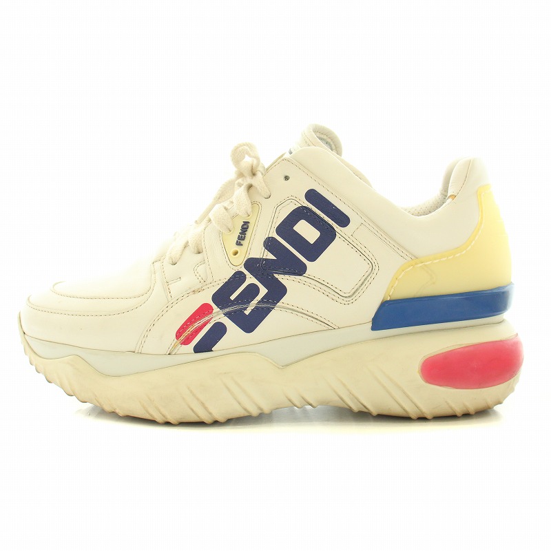 フェンディ FENDI フィラ FILA コラボ Mania Logo Sneaker マニア ロゴ  