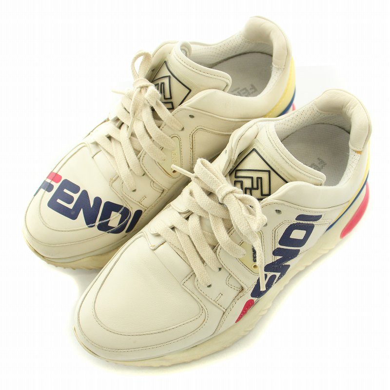 フェンディ FENDI フィラ FILA コラボ Mania Logo Sneaker マニア ロゴ  