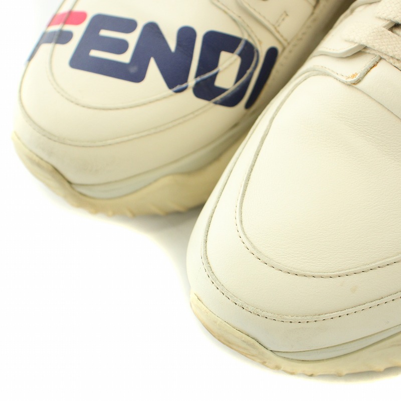 フェンディ FENDI フィラ FILA コラボ Mania Logo Sneaker マニア ロゴ 