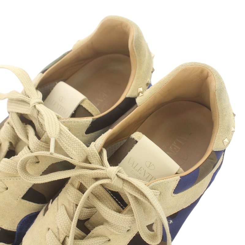 VALENTINO ヴァレンティノ メンズ メッシュ×スエード スニーカー ヴァレンティノ メンズ スニーカー VALENTINO ブランド シューズ