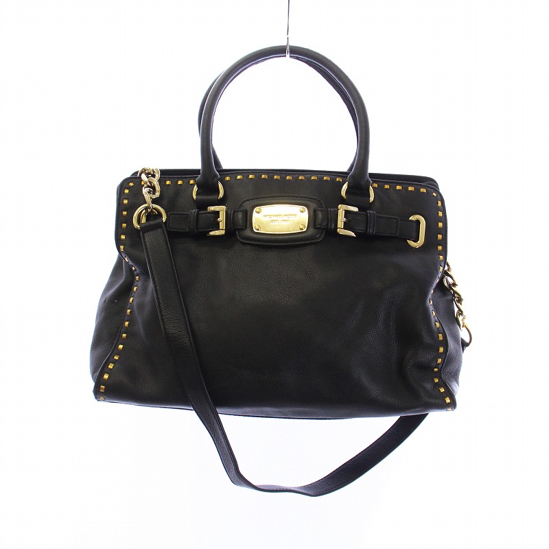 マイケルコースMICHAEL KORS トートバッグ 厳つ 黒