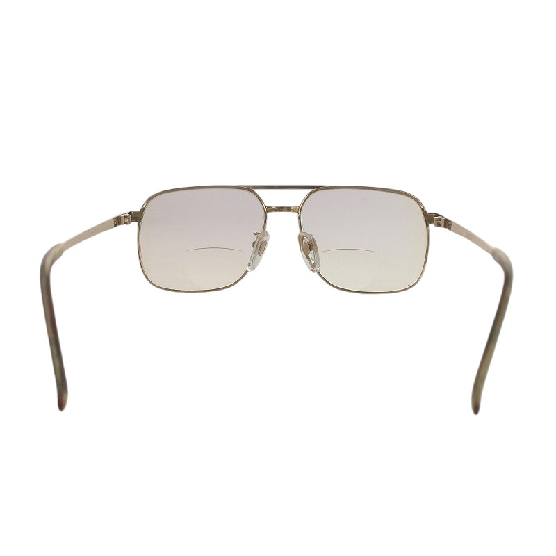 GUCCI (グッチ) サイドロゴ入り メタルフレーム ブラックレンズ GUCCI