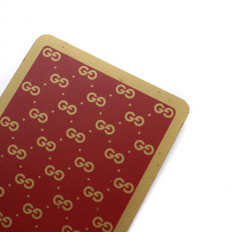 グッチ GUCCI トランプ カードゲーム 2個セット GG柄 総柄 赤 レッド