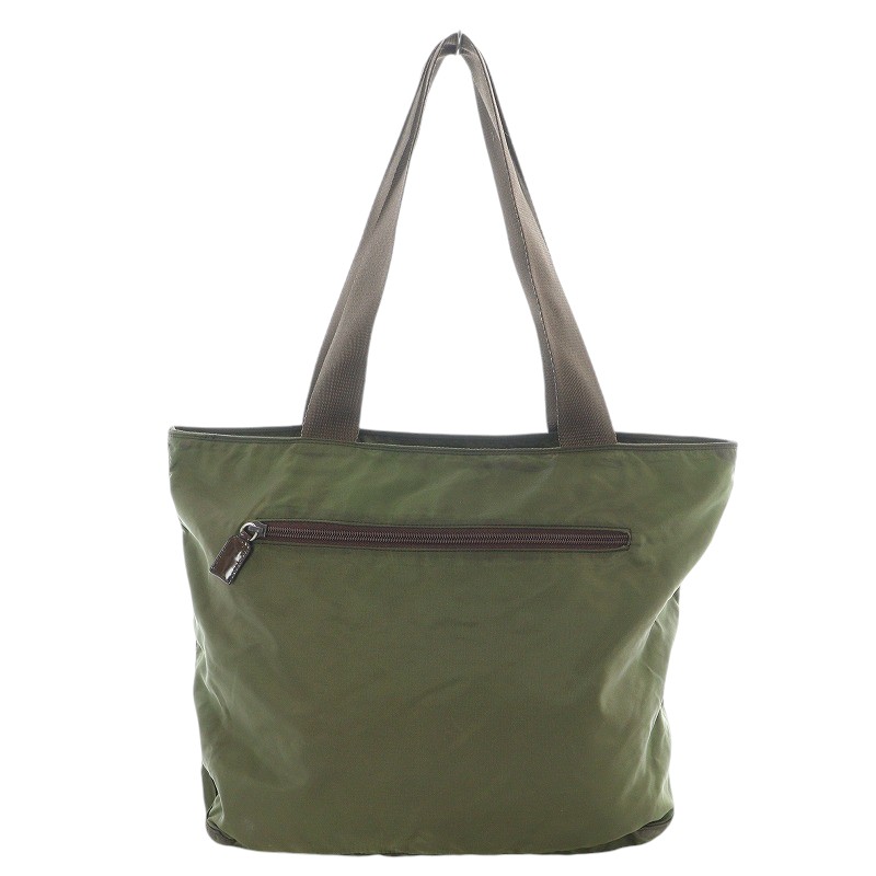 PRADA プラダ トートバッグ ショルダーバッグ ナイロン カーキ