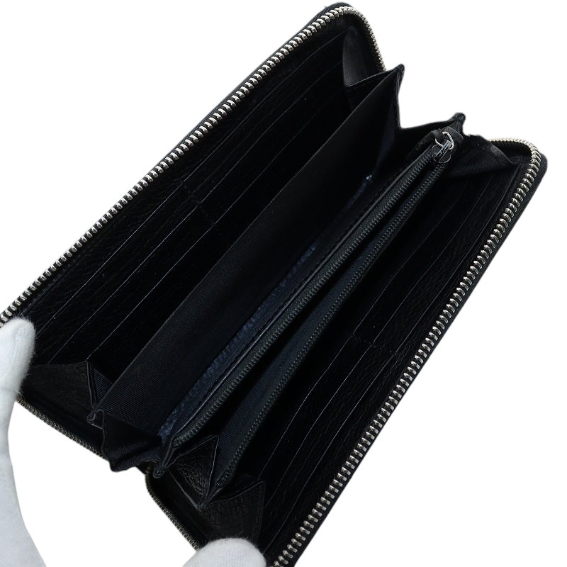 ✨美品✨グッチ　長財布　レザー　シェリーライン　GG インターロッキング　黒 グッチ GUCCI インターロッキングG 長財布 ウォレット ソーホー