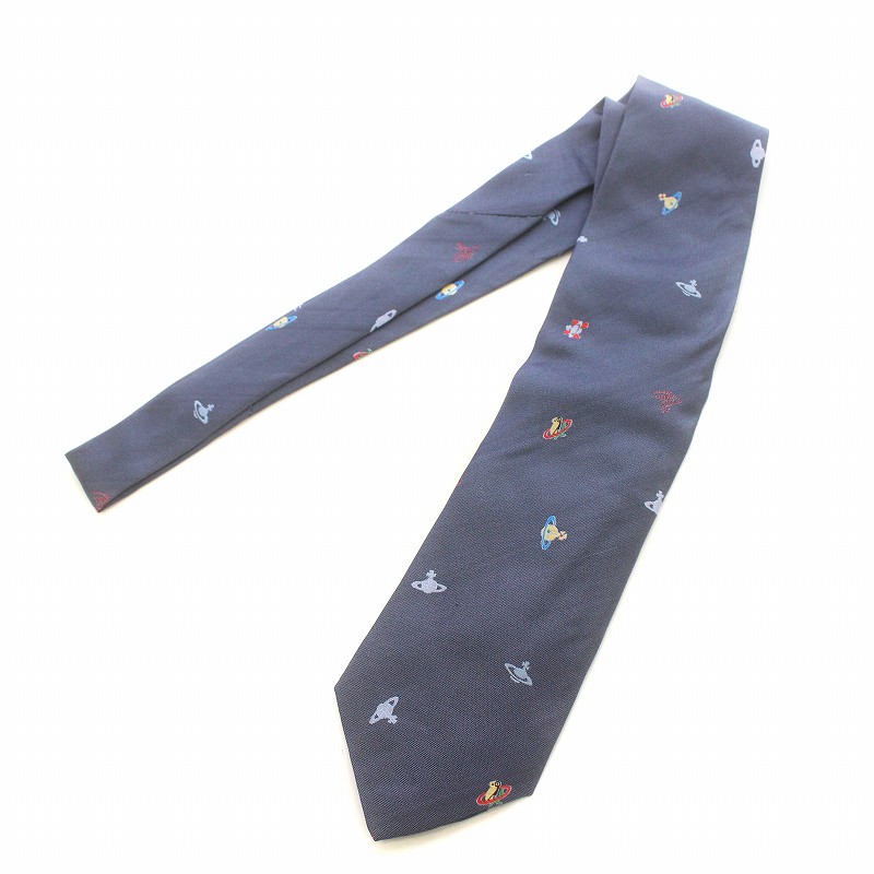 【VivienWestwood】ネクタイ オーブ 総柄 レア柄 新品 Vivienne Westwood MAN ネクタイ オーブ 総柄（Vivienne