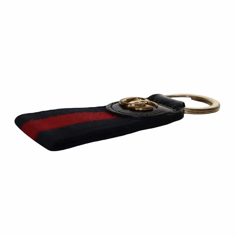 GUCCI - グッチ シェリーライン キーホルダー キーリング チャーム マーモント GGロゴ グッチ GUCCI シェリーライン キーホルダー キーリング チャーム