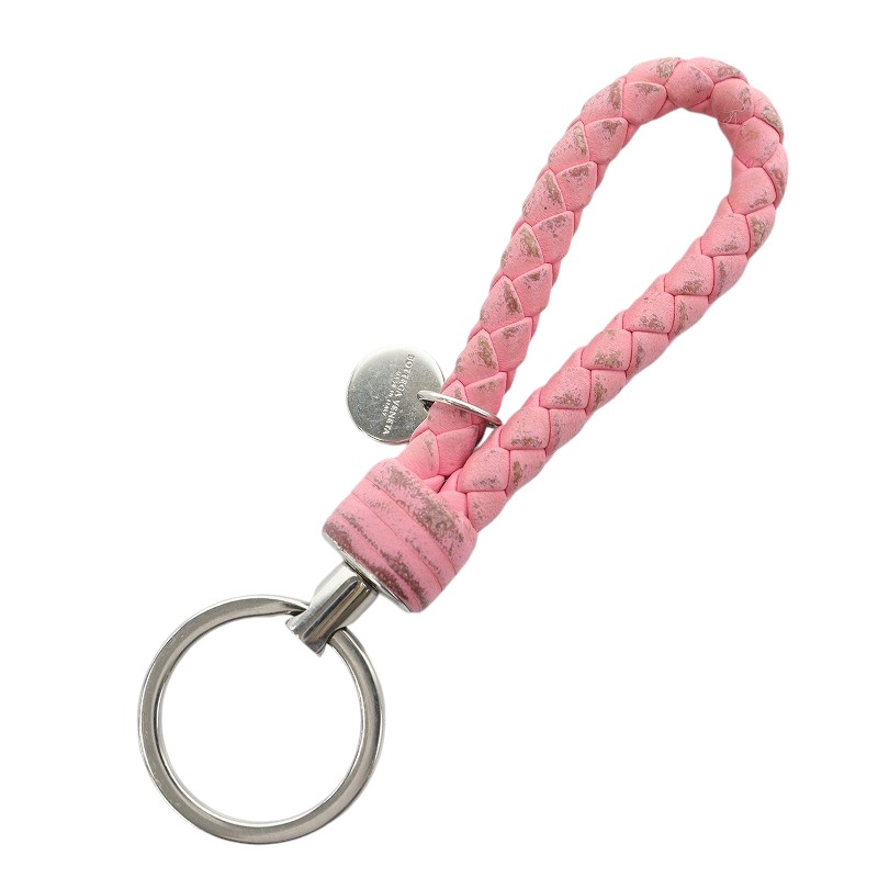 ボッテガヴェネタ BOTTEGA VENETA キーリング イントレチャート ロゴ