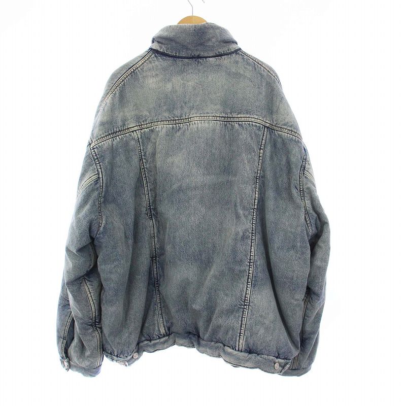 バレンシアガ BALENCIAGA 22AW PADDING DENIM JACKET プディングデニム 
