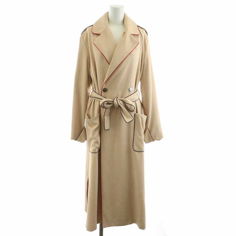 Giorgio Armani ベージュ トレンチコート 42 1990's GIORGIO ARMANI Over Trench Coat - Vintage & Archive