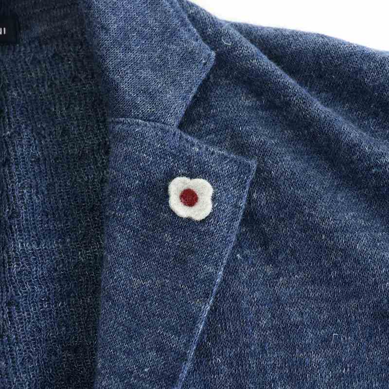ラルディーニ LARDINI イタリア製 テーラード ニットジャケット