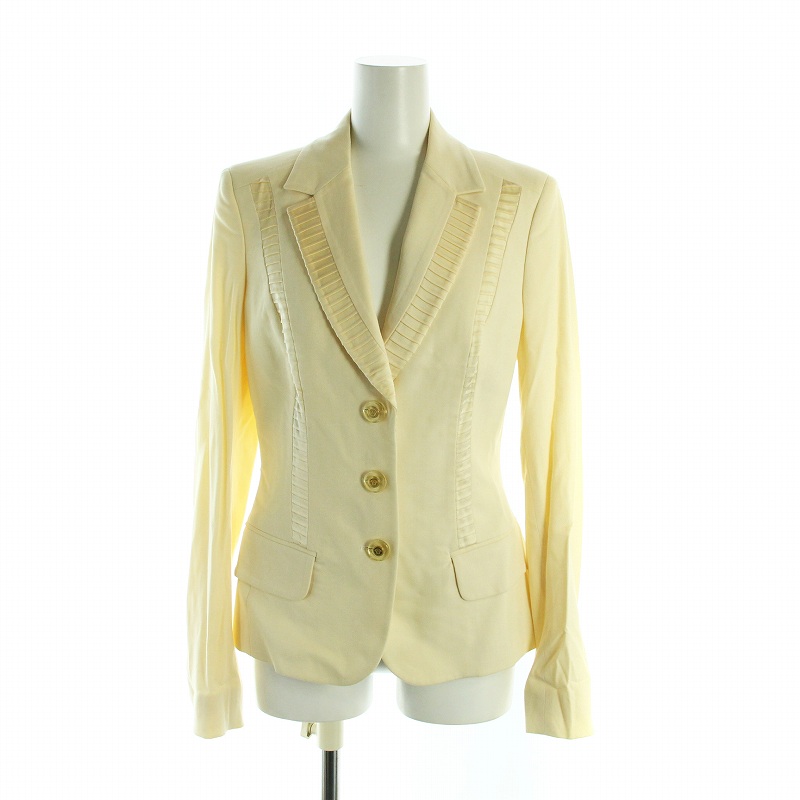 GIANNI VERSACE ジャンニヴェルサーチ シルクジャケット 40 ロゴ