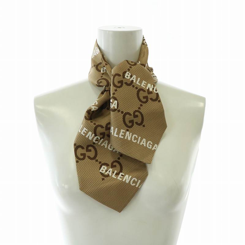 グッチ GUCCI × バレンシアガ BALENCIAGA THE HACKER PROJECT スカーフ