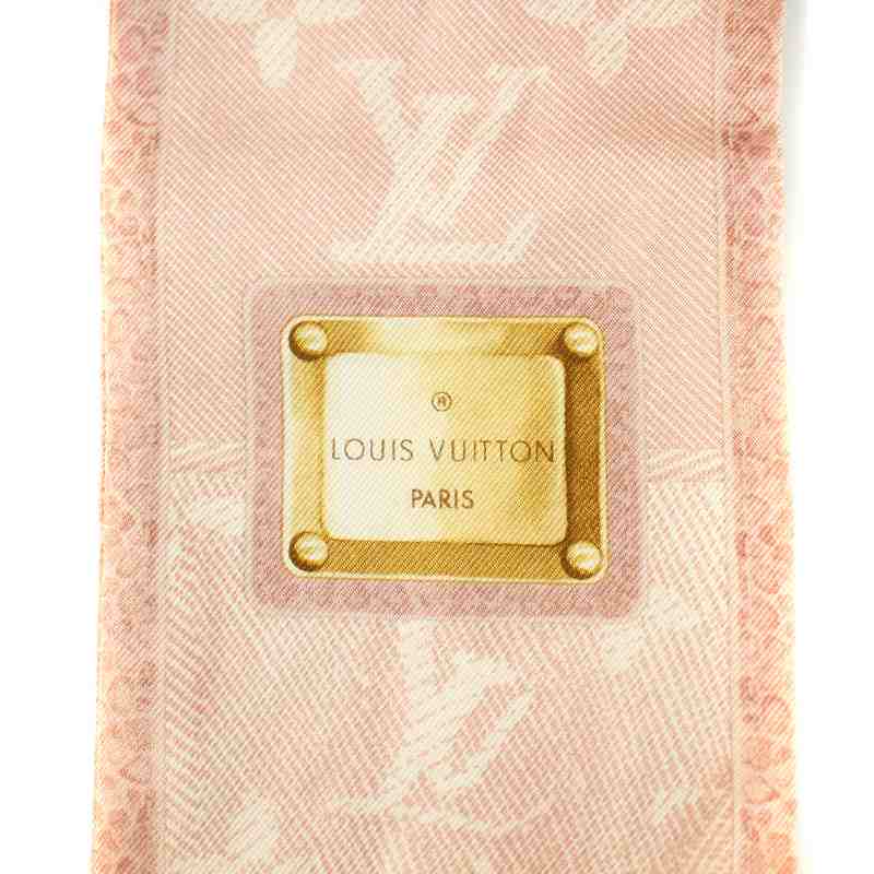 ルイヴィトン LOUIS VUITTON シルクスカーフ M72339 ピンク